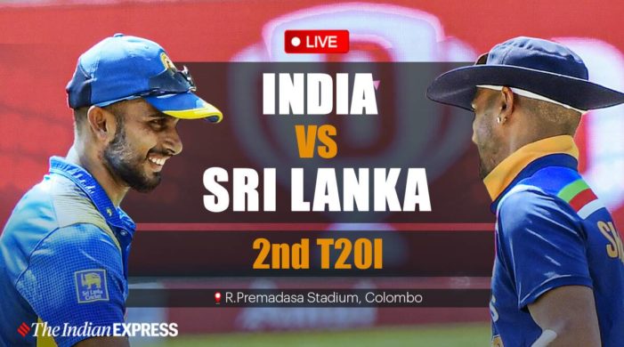 IND vs SL Match Live Scorecard