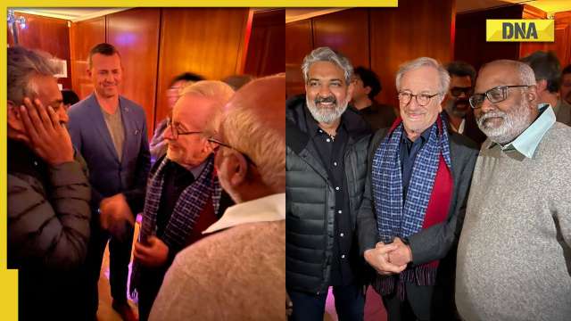 SS Rajamouli has a fan moment as he meets his ‘God’ Steven Spielberg, fans call them ‘GOATs’